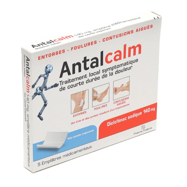 Antalcalm 140 mg patchs