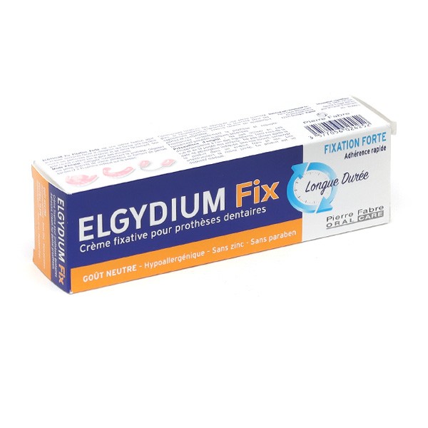 Elgydium Fix Crème Fixative Pour Prothèse Dentaire Fixation Extra