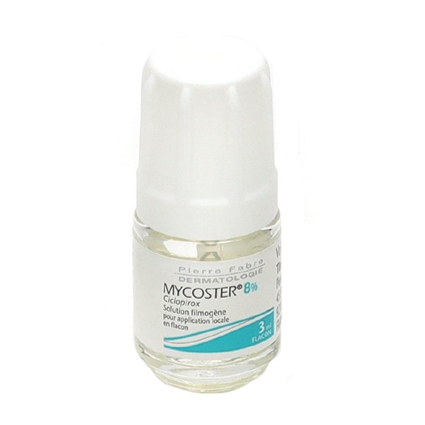 Mycoster vernis antifongique - Mycose ongle pied et main - Ciclopirox