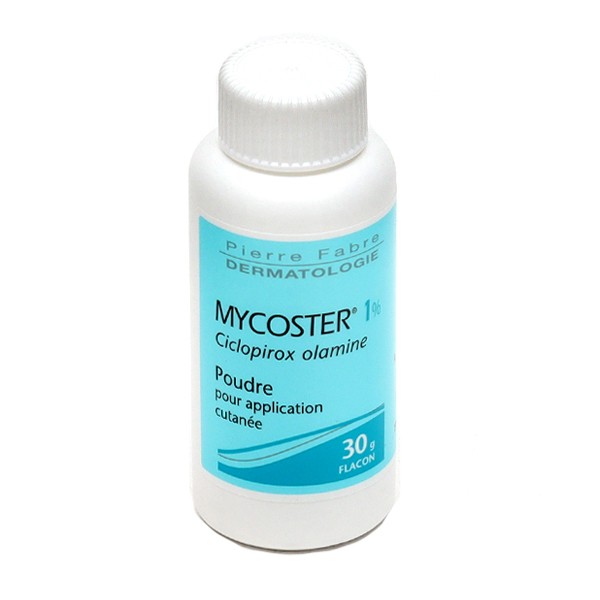 Mycoster 1 % poudre - Traitement Mycose du pied entre les orteils