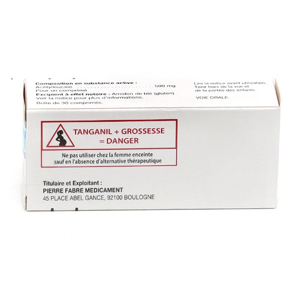 Tanganil 500 mg comprimés antivertigineux - Médicament vertige