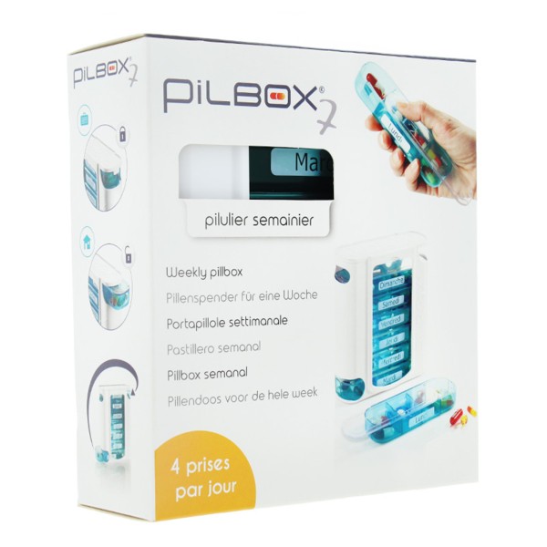 Pilbox 7 pilulier hebdomadaire