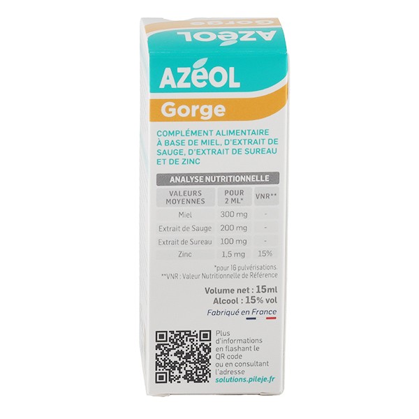 Pileje Azéol spray gorge