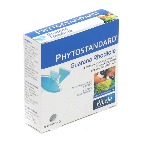 Pileje Phytostandard guarana rhodiole comprimés