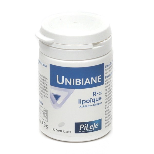 Pileje Unibiane R-alpha-Lipoïque comprimés