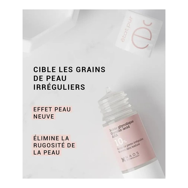 Etat pur Acide Glycolique AHA 10%