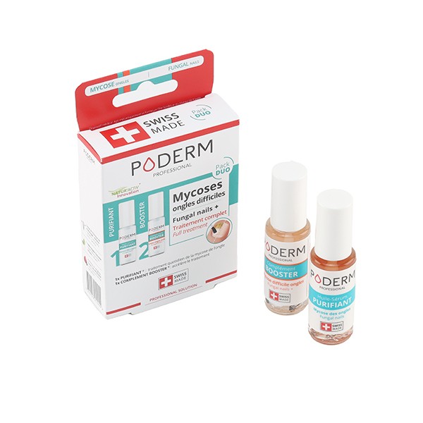 Poderm Mycose des ongles Pack duo sérum + booster