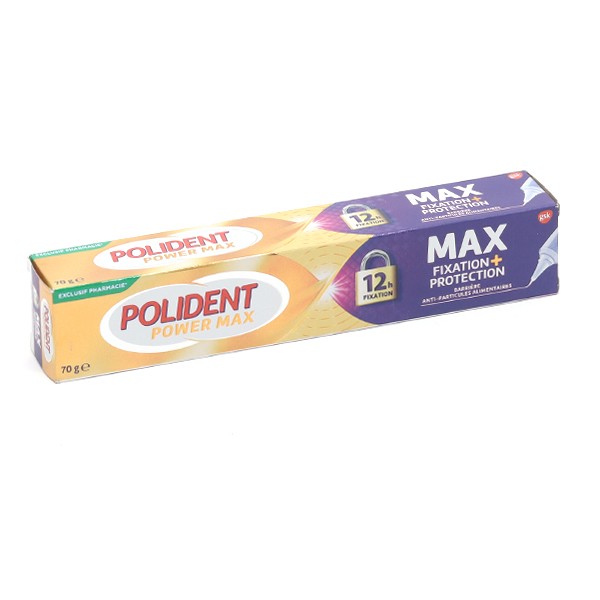 Polident Power Max crème fixation + protection