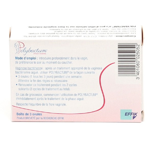 Polybactum ovules vaginaux