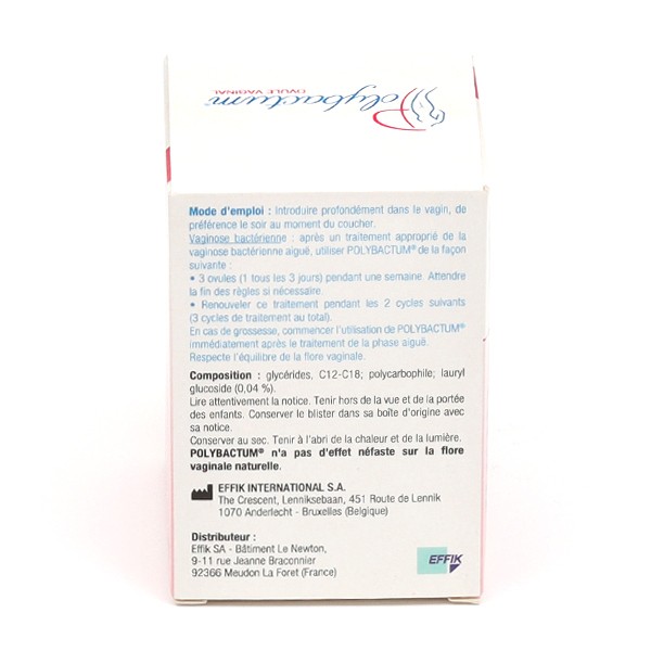 Polybactum ovules vaginaux