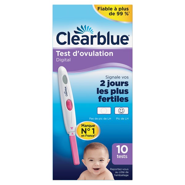 Clearblue Digital Test ovulation Détecte la période de fécondité