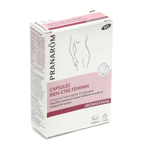 Pranarom Aromafemina Bien-être féminin bio capsules