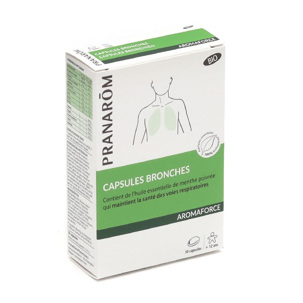 Pranarom Aromaforce bronches capsules