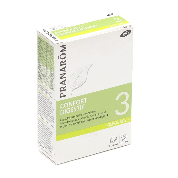 Pranarom Oléocaps 3 Confort digestif Bio capsules