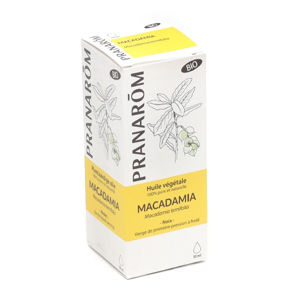 Pranarom huile végétale de Macadamia Bio