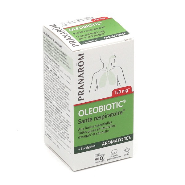 Pranarom Aromaforce Oleobiotic Santé respiratoire capsules
