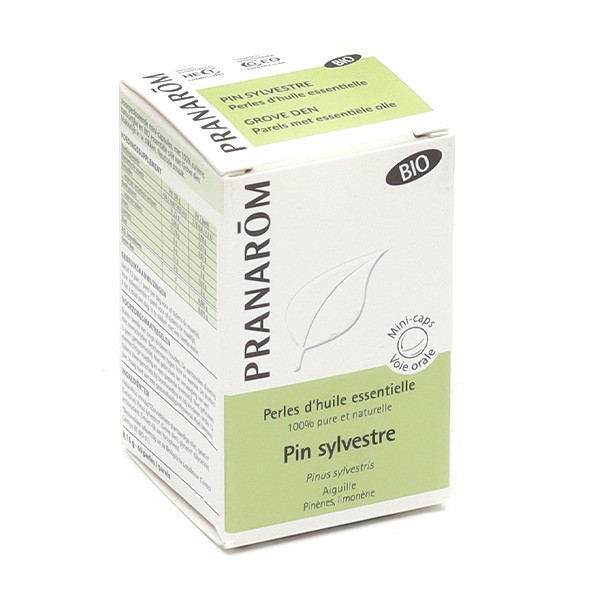 Pranarom Perles d'huile essentielle Pin Sylvestre Bio capsules