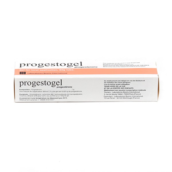 Progestogel : gel à 1% de progestérone pour la poitrine - Douleur ...