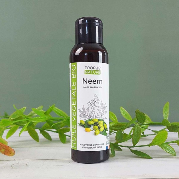 Huile de neem Bio Propos Nature - Anti poux - Acné, boutons