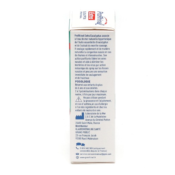 Spray nasal naturel ProRhinel - Décongestionnant en cas de rhume