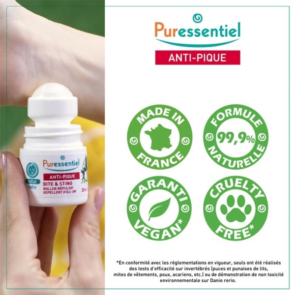 Puressentiel Anti Pique roller répulsif moustique bébé