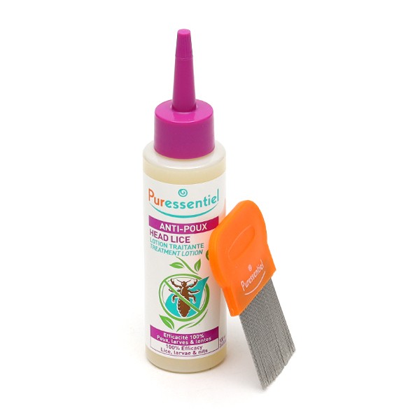 PURESSENTIEL Anti poux spray flacon 100ml + peigne - Parapharmacie Prado  Mermoz