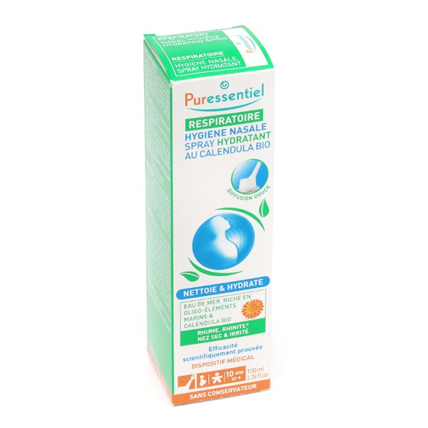 Puressentiel Respiratoire Spray hydratant Hygiène nasale