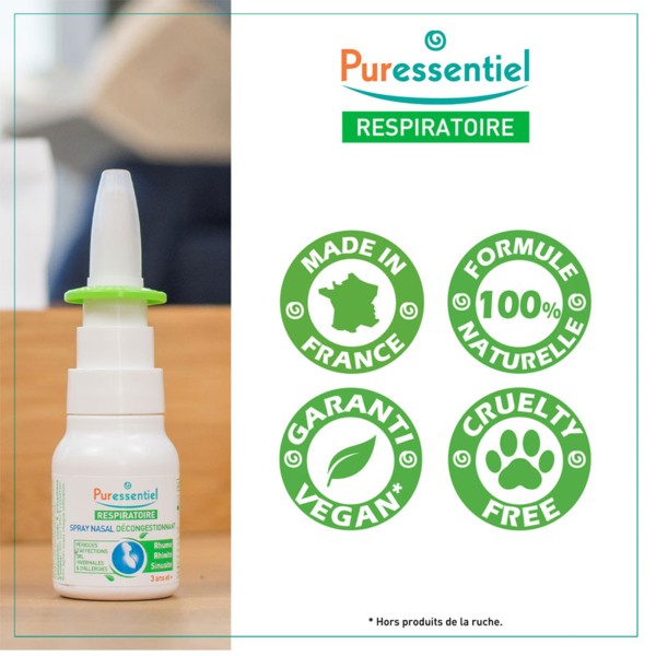 Puressentiel - Spray gorge respiratoire - 15 ml
