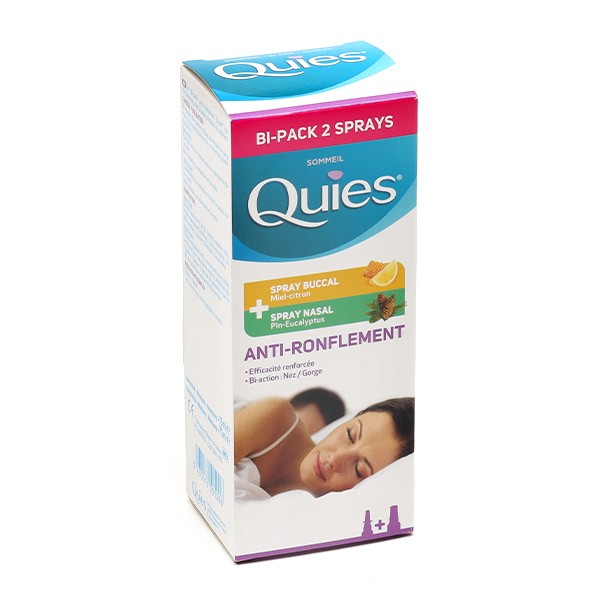 Quies Anti-Ronflement spray nasal + buccal