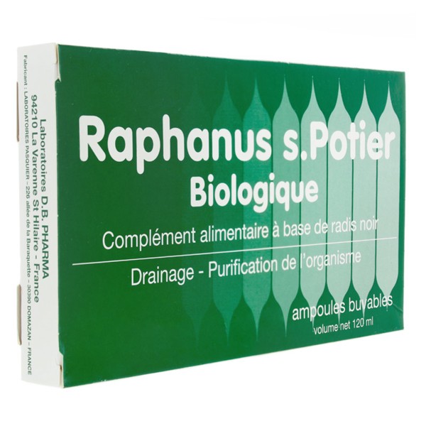 Raphanus S.Potier biologique ampoules