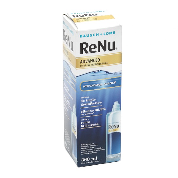 ReNu advanced solution lentilles multifonctions