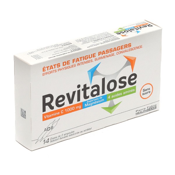 Revitalose ampoules Médicament contre la fatigue sans ordonnance