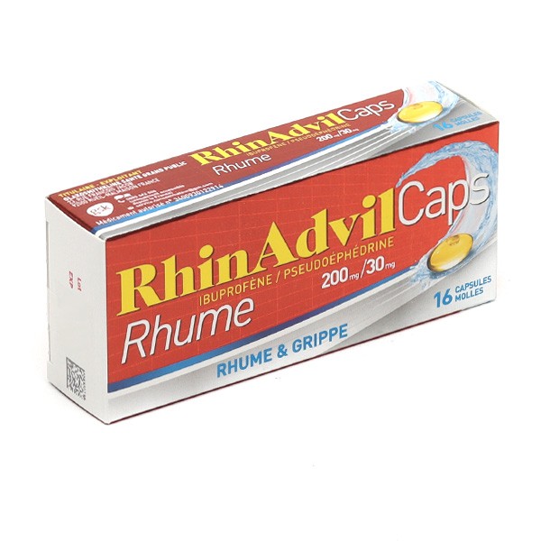 RhinAdvil Caps Rhume capsules molles