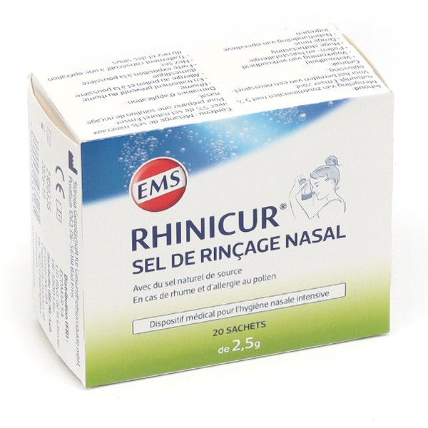 Rhinicur sel de rinçage nasal sachets