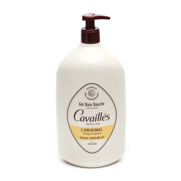 Rogé Cavaillès gel bain et douche surgras actif sans savon Peau sensible
