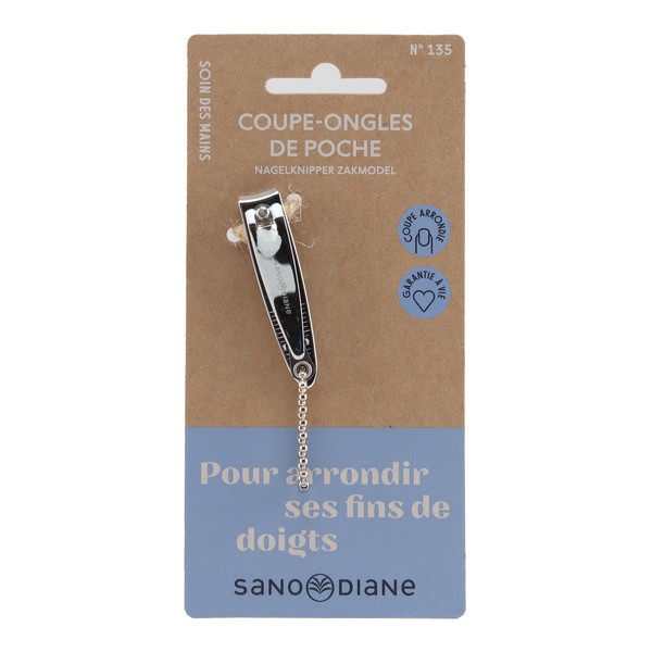 Sanodiane Coupe ongles de poche avec chainette