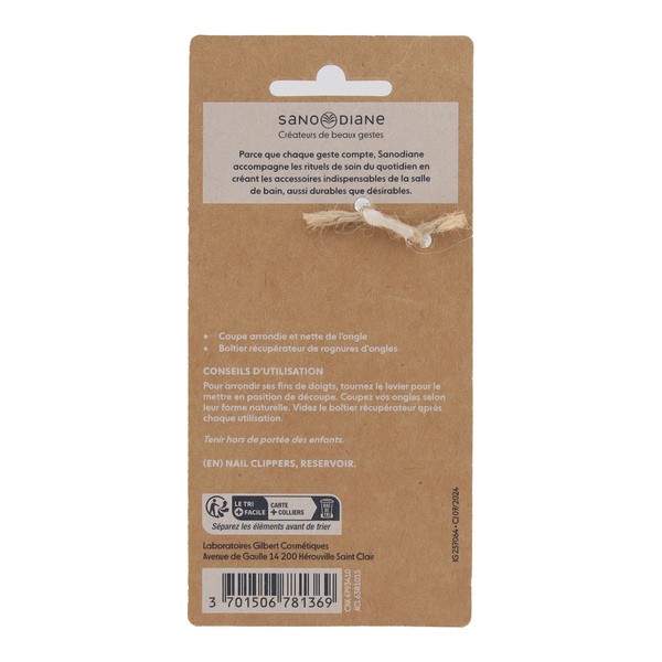 Sanodiane coupe ongles réservoir