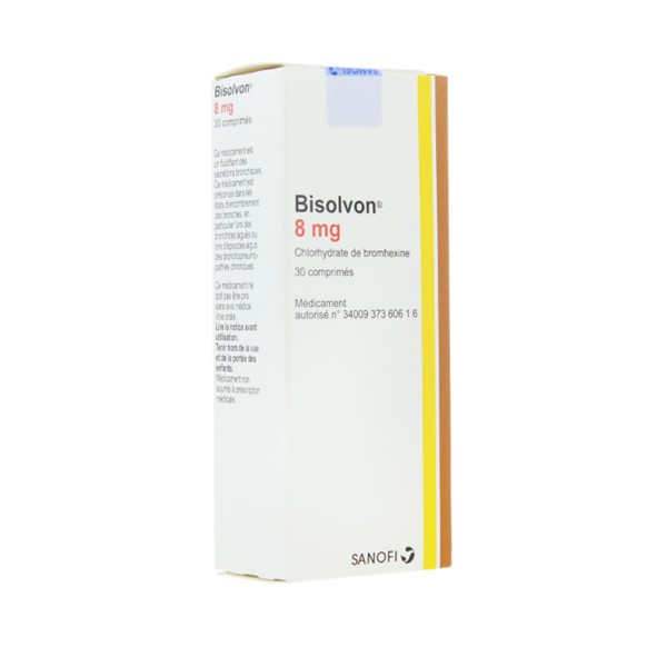 Bisolvon 8 mg comprimés