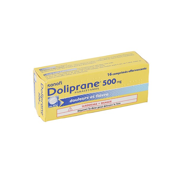 Doliprane 500 mg comprimés effervescents