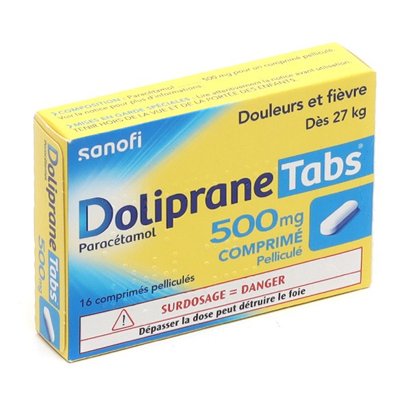 Doliprane Tabs 500 mg comprimés