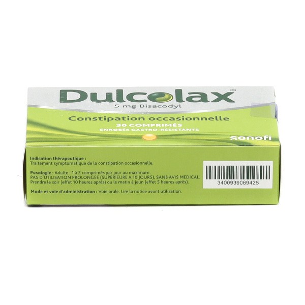 Dulcolax comprimé médicament constipation Laxatif sans ordonnance
