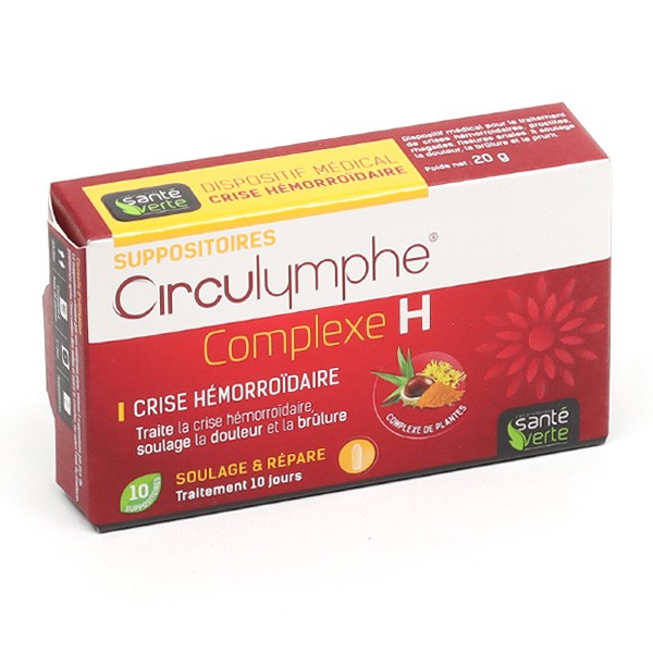 Circulymphe Complexe H suppositoires