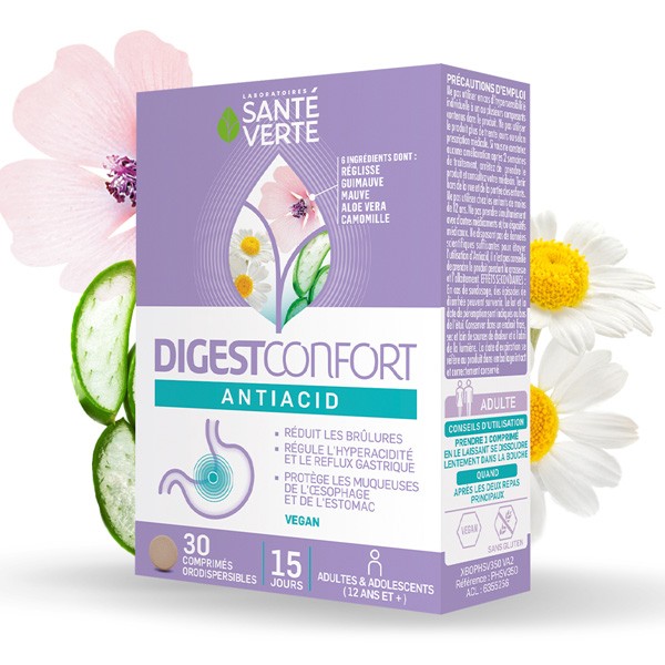 Santé Verte DigestConfort Antiacid comprimés