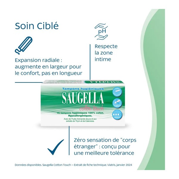 Saugella Cotton Touch Normal tampons