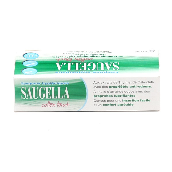 Saugella Cotton Touch Tampons Hygiéniques Normal 16 Pièces