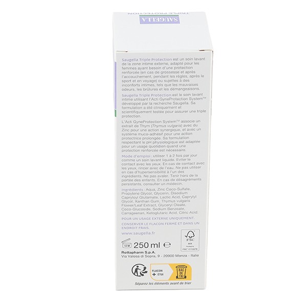 Saugella Triple Protection soin lavant intime - Muqueuse vulvaire
