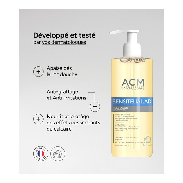 ACM Sensitélial AD Huile lavante