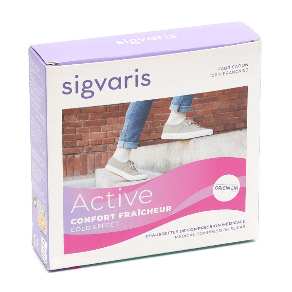 Sigvaris Active Confort fraîcheur Chaussettes de contention Femme Classe 2
