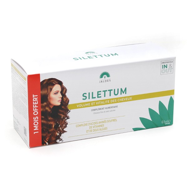 Silettum volume et vitalité des cheveux gélules