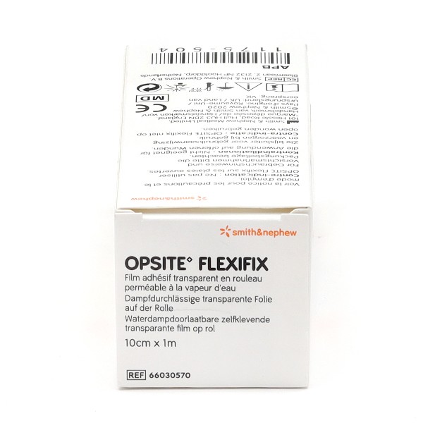 OPSITE FLEXIFIX 10 cm x 1 m - Film Adhésif Transparent Imperméable -  5000223435509 / 3401074902660